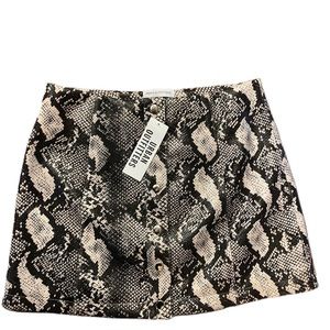 Urban Outfitters Snake Skin Skirt Size M